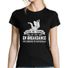 T-shirt Femme Breakdance une légende tu deviendras - Planetee