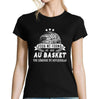 T-shirt Femme Basketball une légende tu deviendras - Planetee