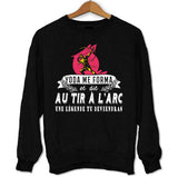 Sweat Tir à l'arc une légende tu deviendras - Planetee