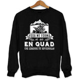 Sweat Quad une légende tu deviendras - Planetee
