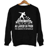 Sweat Lancer du Poids une légende tu deviendras - Planetee