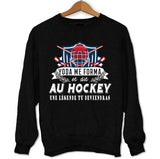 Sweat Hockey une légende tu deviendras - Planetee