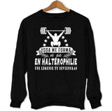 Sweat Haltérophilie une légende tu deviendras - Planetee