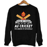 Sweat Cricket une légende tu deviendras - Planetee