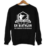 Sweat Biathlon une légende tu deviendras - Planetee