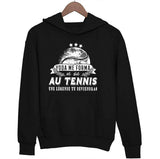 Sweat à Capuche Tennis une légende tu deviendras - Planetee