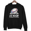 Sweat à Capuche Rugby une légende tu deviendras - Planetee