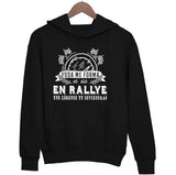 Sweat à Capuche Rallye une légende tu deviendras - Planetee