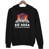 Sweat à Capuche MMA une légende tu deviendras - Planetee