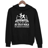 Sweat à Capuche Krav Maga une légende tu deviendras - Planetee