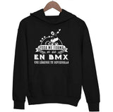 Sweat à Capuche BMX une légende tu deviendras - Planetee