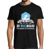 T-shirt Homme Wakeboard une légende tu deviendras - Planetee