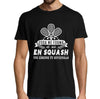 T-shirt Homme Squash une légende tu deviendras - Planetee