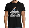 T-shirt Homme Slackline une légende tu deviendras - Planetee