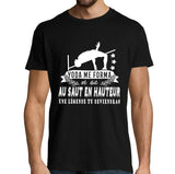 T-shirt Homme Saut en Hauteur une légende tu deviendras - Planetee