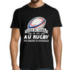T-shirt Homme Rugby une légende tu deviendras - Planetee