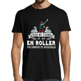 T-shirt Homme Roller une légende tu deviendras - Planetee