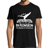 T-shirt Homme Plongeon une légende tu deviendras - Planetee
