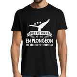 T-shirt Homme Plongeon une légende tu deviendras - Planetee