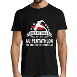 T-shirt Homme Pentathlon une légende tu deviendras - Planetee