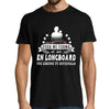 T-shirt Homme Longboard une légende tu deviendras - Planetee