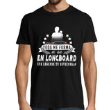 T-shirt Homme Longboard une légende tu deviendras - Planetee