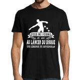T-shirt Homme Lancer du Disque une légende tu deviendras - Planetee
