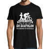 T-shirt Homme Duathlon une légende tu deviendras - Planetee
