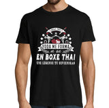 T-shirt Homme Boxe Thai une légende tu deviendras - Planetee