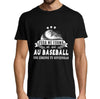 T-shirt Homme Baseball une légende tu deviendras - Planetee