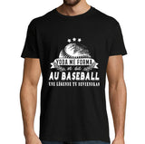 T-shirt Homme Baseball une légende tu deviendras - Planetee