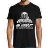 T-shirt Homme Airsoft une légende tu deviendras - Planetee