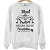 Sweat Anniversaire 39 Ans - Planetee