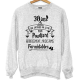 Sweat Anniversaire 30 Ans - Planetee