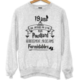 Sweat Anniversaire 19 Ans - Planetee