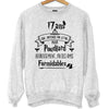 Sweat Anniversaire 17 Ans - Planetee