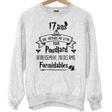 Sweat Anniversaire 17 Ans - Planetee