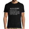 T-shirt homme Alexandre | Prénom Définition - Planetee