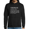 Sweat à capuche Thomas | Prénom Définition - Planetee