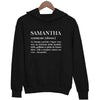 Sweat à capuche Samantha | Prénom Définition - Planetee