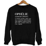Sweat Ophélie | Prénom Définition - Planetee