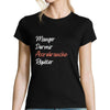T-shirt femme Accrobranche | Manger Dormir Répéter - Planetee
