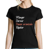 T-shirt femme Danse Orientale | Manger Dormir Répéter - Planetee
