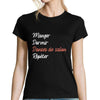 T-shirt femme Danse de Salon | Manger Dormir Répéter - Planetee