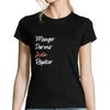 T-shirt femme Judo | Manger Dormir Répéter - Planetee
