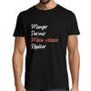 T-shirt homme Moto Vitesse | Manger Dormir Répéter - Planetee