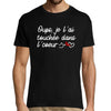 T-shirt homme Lomepal Touchée dans Le Coeur - Planetee