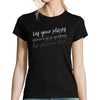 T-shirt femme Lomepal Les Yeux plissés - Planetee