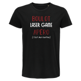 T-shirt homme Laser Game C'est ma Routine - Planetee