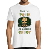 T-shirt homme J'suis pas petit je s'appelle Groot - Planetee